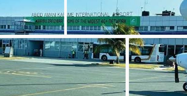 Zanzibar Airport terminal exterior